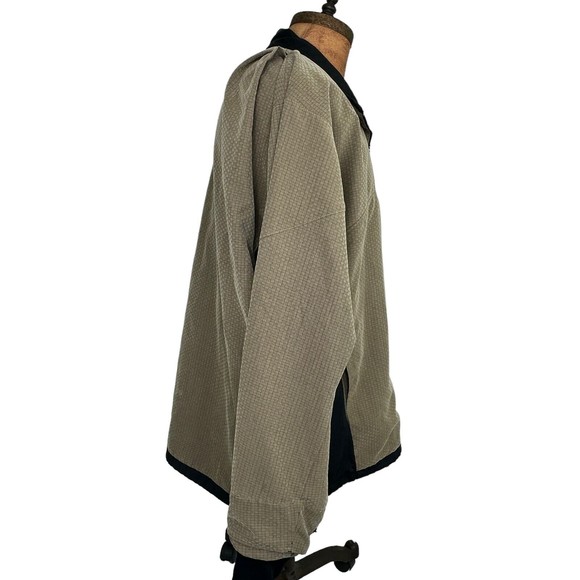 Zero Restriction Men’s Large Beige Golf Windbreaker 1/4 Zip Pullover Jacket - Picture 3 of 7